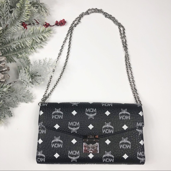 MCM Millie limited edition clutch purse bag black - Picture 6 of 8